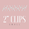 2" Small Dress Clips - Choose Pack Size