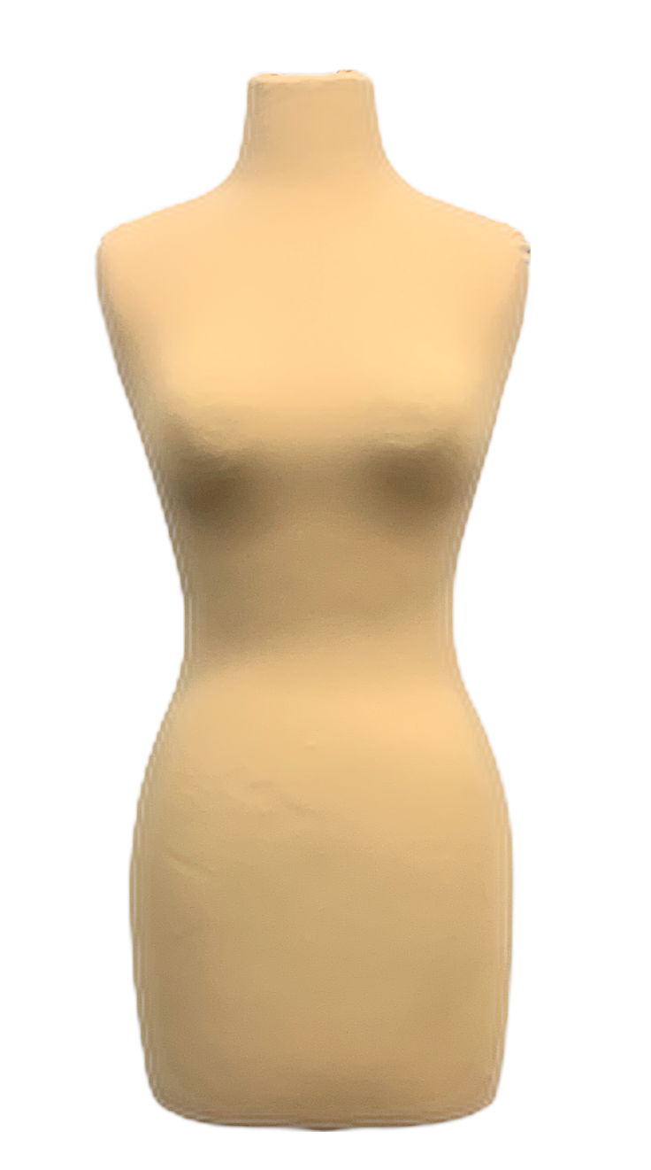 Female Mannequin Dress Form Material Cover - Yellow