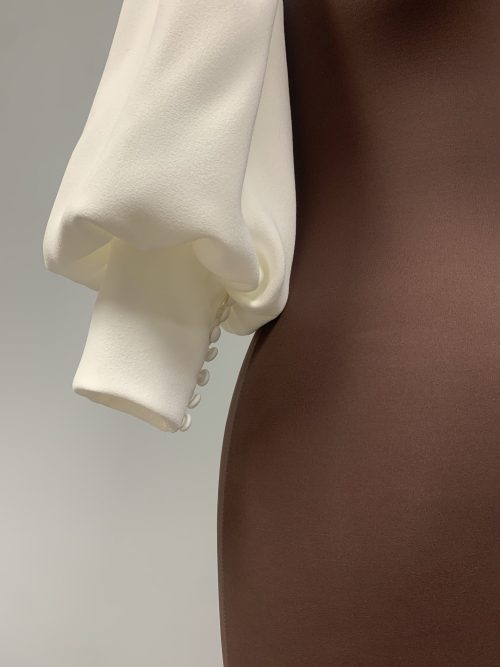 ACC103 - CREPE 3/4 BISHOP SLEEVES - Image 2
