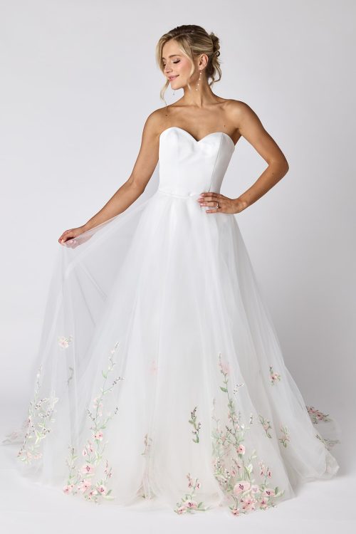 FSK101 - Spring Floral Overskirt - Image 3