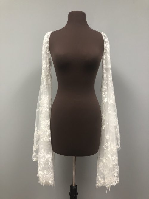 ACC76 - LEAF LACE BELL SLEEVES - Image 6