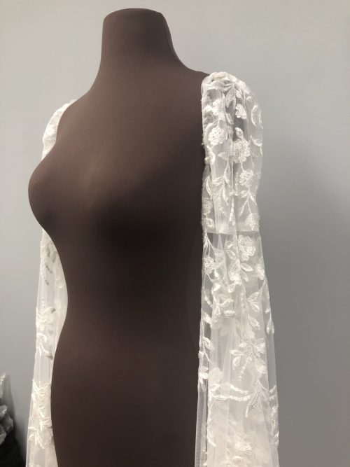 ACC76 - LEAF LACE BELL SLEEVES - Image 5