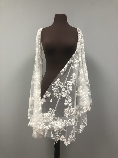 ACC76 - LEAF LACE BELL SLEEVES - Image 4