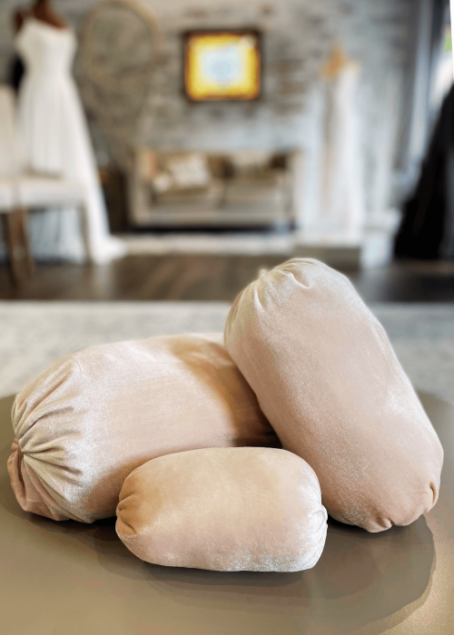 ***NEW COLORS!! ***  Gown Bolster Pillows - set of 3 - Image 3