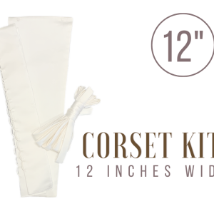 Corset Kit - 12" modesty panel, strings + side loops