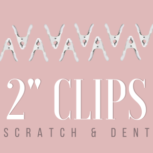 Scratch & Dent - 2" Small Fitting Clips