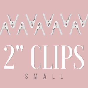 2" Small Fitting Clips - Choose Pack Size