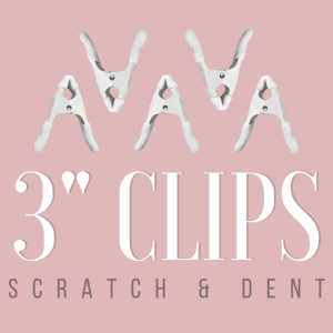 Scratch & Dent - 3" Medium Fitting Clips
