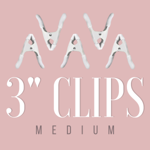 3" Medium Fitting Clips