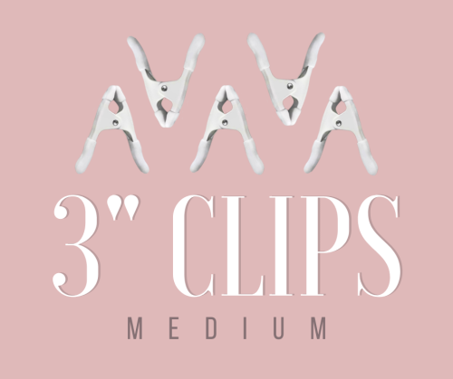 3" Medium Fitting Clips