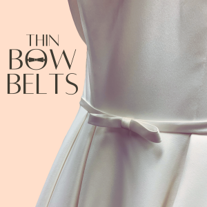 SATIN BOW BELTS