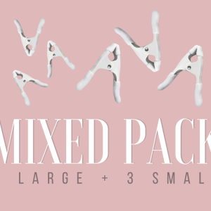 Mixed Fitting Clip Pack - 3 Large + 3 Small