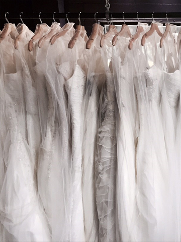 Gown Covers - Organza Short, Bottom Open #1033 - Image 4
