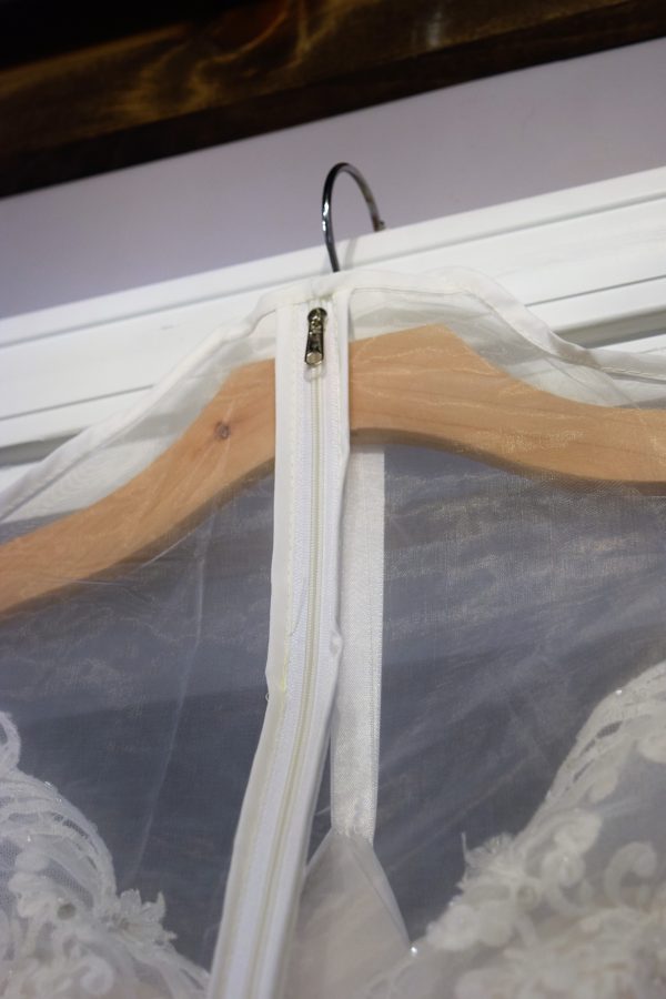* Gown Covers - Organza Zip Front, Bottom Closed #1036 - Image 5