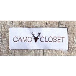 Camo Closet, garment labels